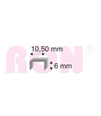 Čalounické spony 345/06 BL