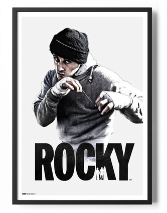 Plakát, Obraz - Rocky - Training Stance, 70 × 50 cm