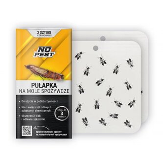 NO Pest Past na potravinářské a kuchyňské moly 2ks