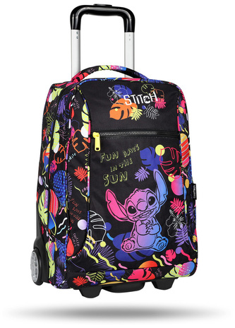 Plecak młodzieżowy na kółkach Compact Disney Black Stitch CoolPack, Patio