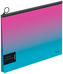 Teczka z suwakiem Radiance, A4+, rozszerzenie dół, 180 mikr., 335x245 mm, gradient roż/nieb., Berlingo