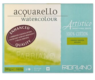 Fabriano Artistico Rough 31x41cm 300g blok pro akvarel