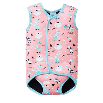 Splash About Baby neoprén-kombi - ZVÍŘÁTKA RŮŽOVÁ 0 - 6 měs