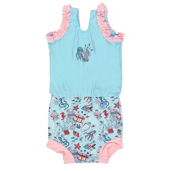 Splash About Plavky Happy Nappy kostýmek - Moře Vel. M (3-8 m)