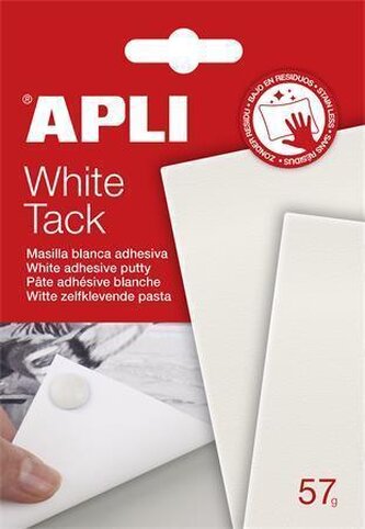 Lepicí guma "Tack", bílá, 57 g, APLI 17061 Lepicí guma "Tack", bílá, 57 g, APLI 17061