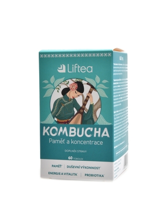 Liftea - Kombucha pamět a koncentrace 60 tobolek