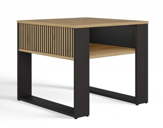 Konferenční stolek Lawa Modern 2P MINI SLIM dub artisan/černý