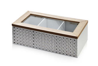 SADIE Pudełko 24x12,6xh8cm 3 przegródkikratka wiedeńska SADIE Pudełko 24x12,6xh8cm 3 przegródkikratka wiedeńska