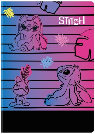 Zeszyt A5 60 k. linia Disney Black Stitch wzór 3, Patio