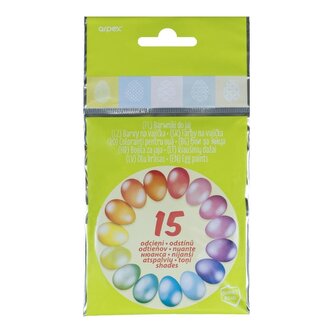 Barwniki do jaj 15 odcieni Barwniki do jaj 15 odcieni