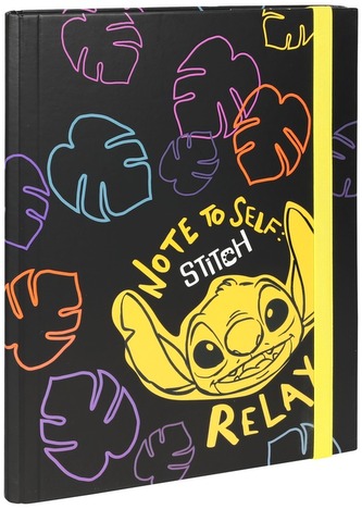 Teczka z gumką A4 3cm Disney Black Stitch wzór 2, Patio