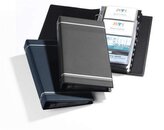 Vizitkář "VISIFIX", antracitová, 200 ks, rejstřík A-Z, na výšku, DURABLE 238558