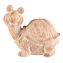 Želva - zahradní figurka, větší, polyresin, imitace dřeva