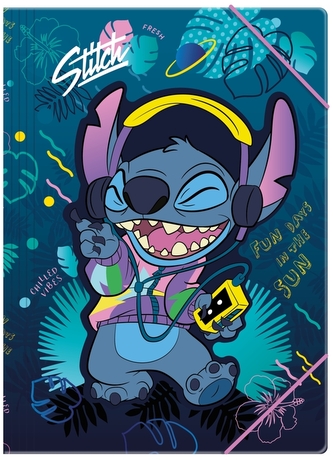 Teczka z gumką A3 PP Disney Blue Stitch CoolPack, Patio