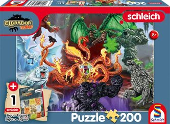 SCHMIDT Puzzle Eldrador: Zlá stvoření 200 dílků + figurka Schleich