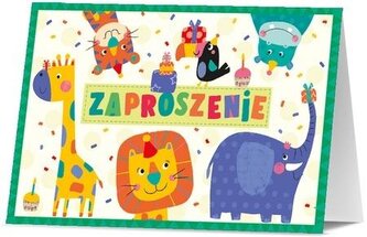 Zaproszenie Urodziny (10szt)