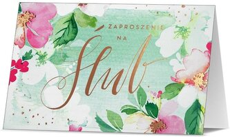 Zaproszenie Ślub (5szt)