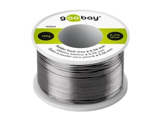 Cín 0.56mm 100g 99,3%Sn 0,7%Cu GOOBAY 40850