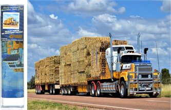 NORIMPEX Diamantové malování Naložený kamion 30x40cm