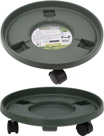 PODSTAWA POD DONICZKĘ 33CM Z KÓŁKAMI
