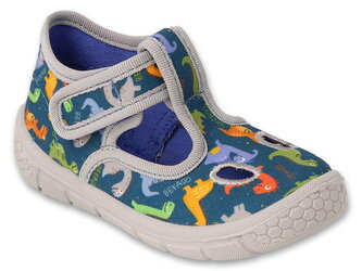 630P019 - chlapecké bačkorky Befado modré, DINO 630P019_25