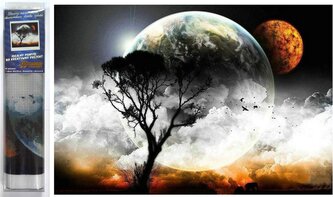 NORIMPEX Diamantové malování Velký měsíc 30x40cm