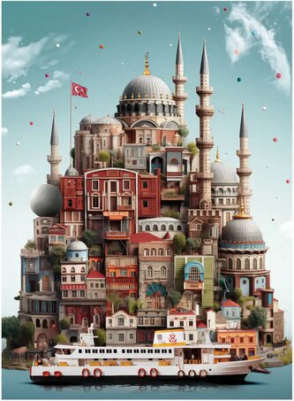 ANATOLIAN Puzzle Tophane 1000 dílků