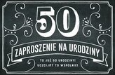 Zaproszenie Urodziny 50 (10szt)