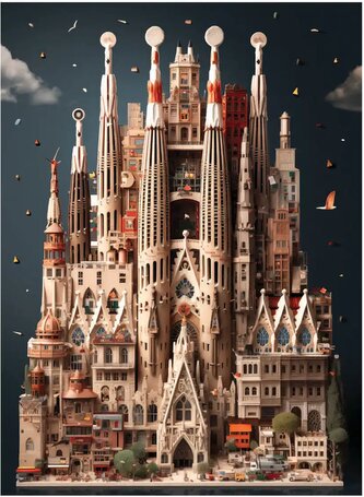 ANATOLIAN Puzzle Sagrada Familia 1000 dílků
