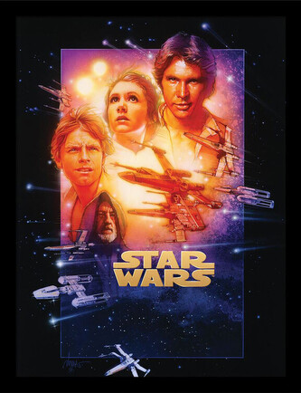 Obraz na zeď - Star Wars - Episode IV, 34.3 x 44.5 cm