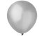 Balony Decomex metallic Silver 100szt