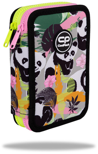 Piórnik podwójny z wyposażeniem Jumper 2 Panda Gang CoolPack, Patio