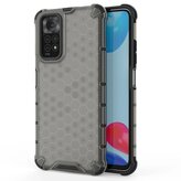 Honeycomb etui pancerny pokrowiec z żelową ramką Xiaomi Redmi Note 11S / Note 11 czarny