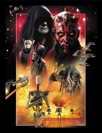 Obraz na zeď - Star Wars - Episode I Villains, 34.3 x 44.5 cm