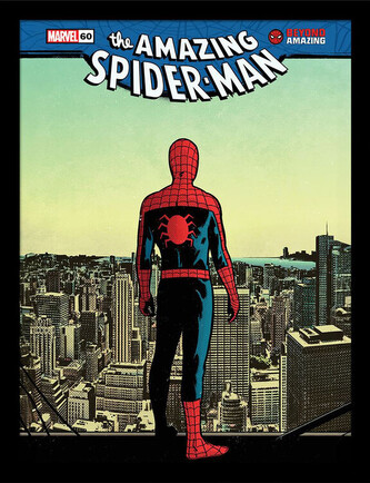 Obraz na zeď - Spider-Man - Skyline, 34.3 x 44.5 cm
