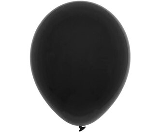Balony Decomex pastel Black 25szt