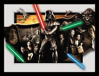 Obraz na zeď - Star Wars - Vader Cloak, 44.5 x 34.3 cm