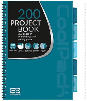 Kołonotes A4 blue CoolPack, Patio