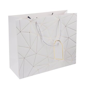 Dárková taška mřížka 31x12x26 cm