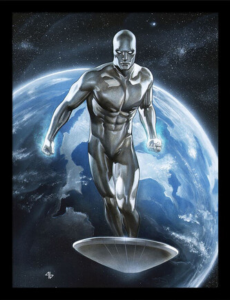 Obraz na zeď - Marvel Classic - Silver Surfer, 34.3 x 44.5 cm