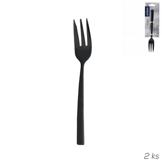 Dezertní vidlička BLACK 2 ks