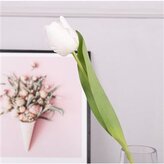 Umělý tulipán bílý X6862-01