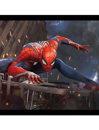 Obraz na zeď - Spider-Man - Stands on Ruins, 44.5 x 34.3 cm