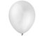Balony Decomex metallic White 100szt