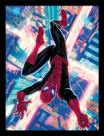 Obraz na zeď - Spider-Man - Upside Down, 34.3 x 44.5 cm
