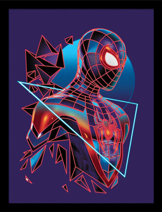 Obraz na zeď - Spider-Man - Geometric, 34.3 x 44.5 cm