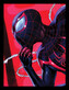 Obraz na zeď - Spider-Man - Red Background, 34.3 x 44.5 cm