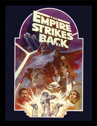 Obraz na zeď - Star Wars - Empire Strikes Back Block, 34.3 x 44.5 cm