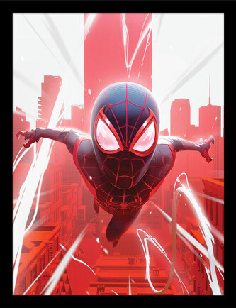 Obraz na zeď - Spider-Man - Swinging, 34.3 x 44.5 cm