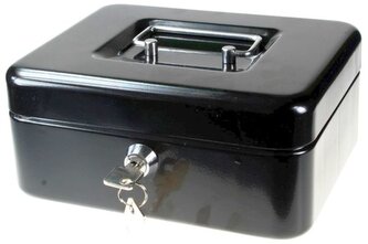 Kasetka metalowa 250x180x90mm K-250BK czarna L, Titanum